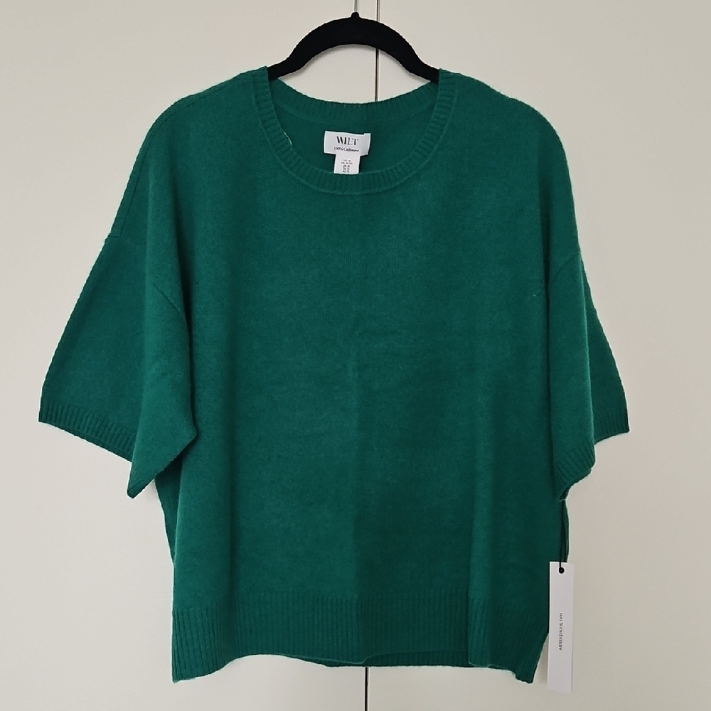 Wilt Teal Cashmere Sweater